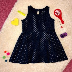 Baby Gap Factory Navy w/ Polka Dot Dress 18-24M